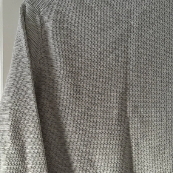 Mango Men's Light Gray Crewneck Textured Sweater - Picture 11 of 11